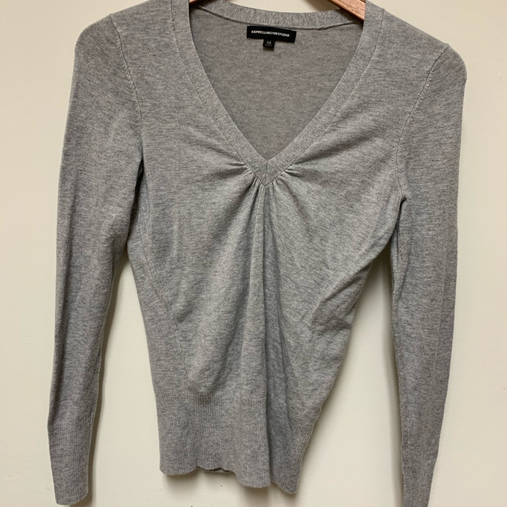 Express V-Neck Light Sweater